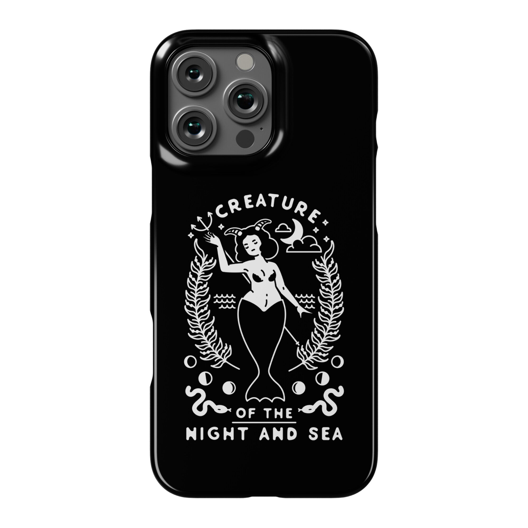 Creature of the Night and Sea Phone Case